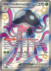 Toedscruel ex - 213/091 - S&V Paldean Fates Shiny Ultra Rare